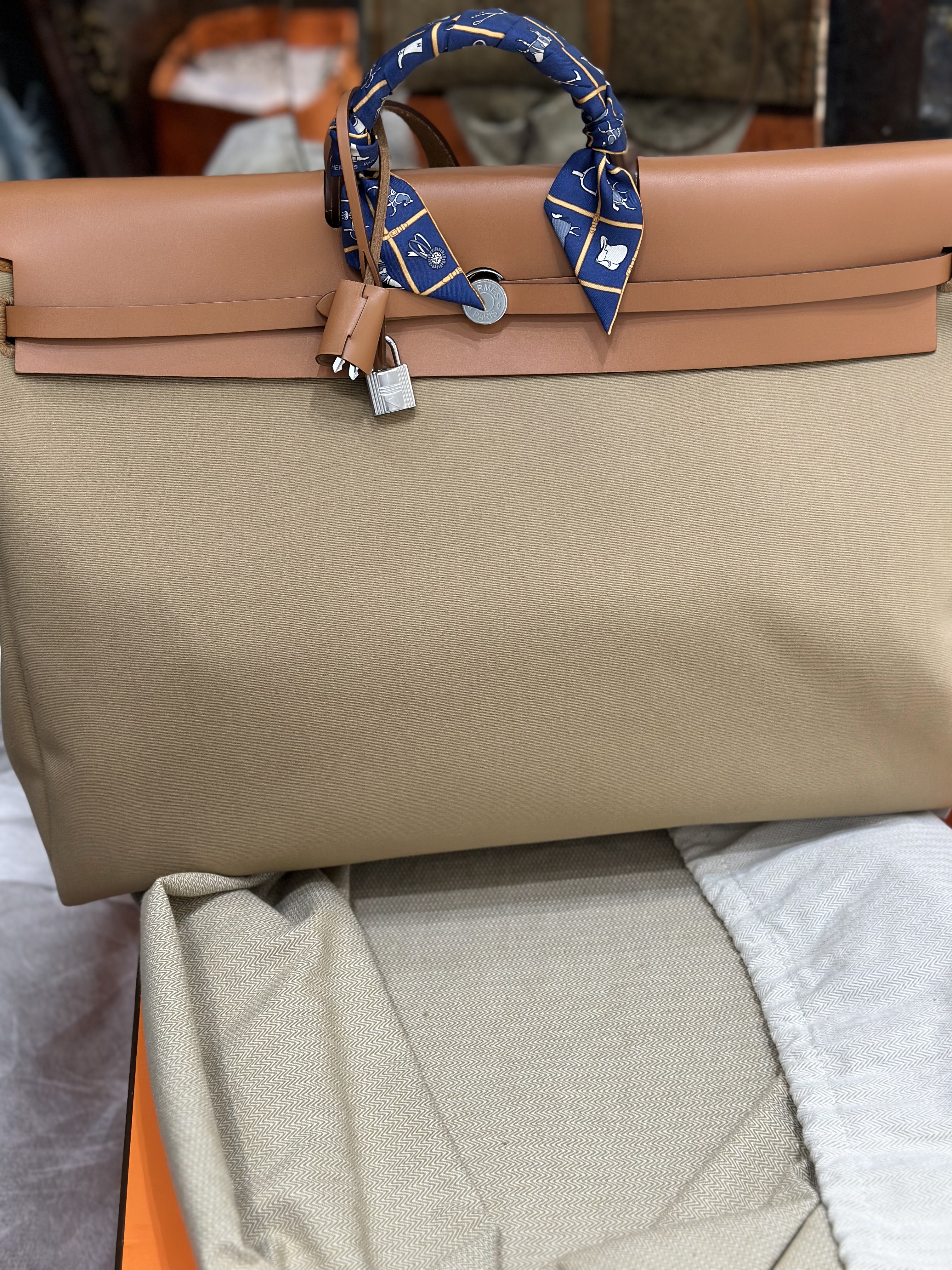 Hermes Herbag Zip Cabin